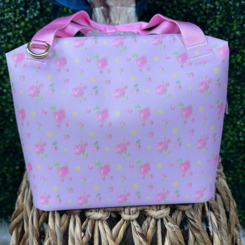 Nwt‎ Stanley X Love Shack Fancy Ibiza Sunset Juliene Mini Cooler Pink No STRAP! - Picture 13 of 16